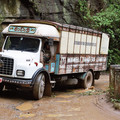 A lorry transporting